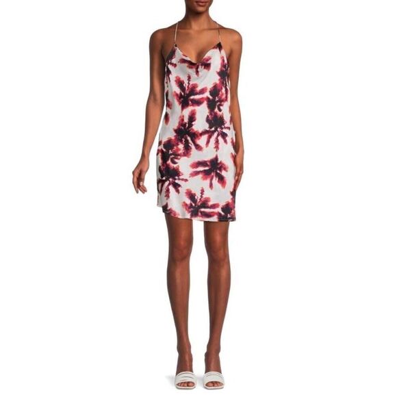 Area Stars Tropical Slip Dress Size Medium - Picture 1 of 3